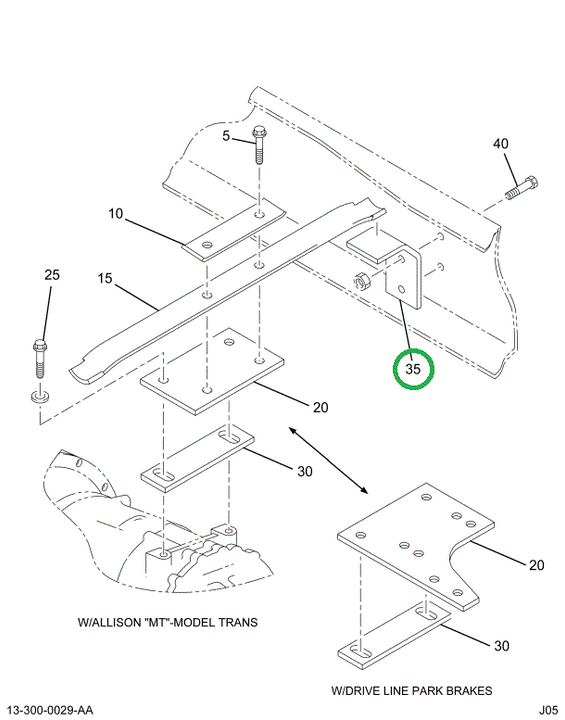 2008144C2 BRACKET XMSN MTG MAIN*XMSN REA