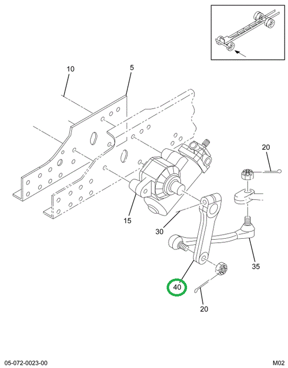 2009634C1 ARM STEERING GEAR