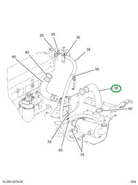 2009903C2 HOSE ASSY RADIATOR