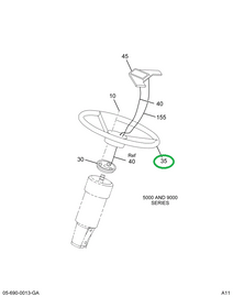 2010918C2 WHEEL STEERING 20 IN*BLACK(NIC