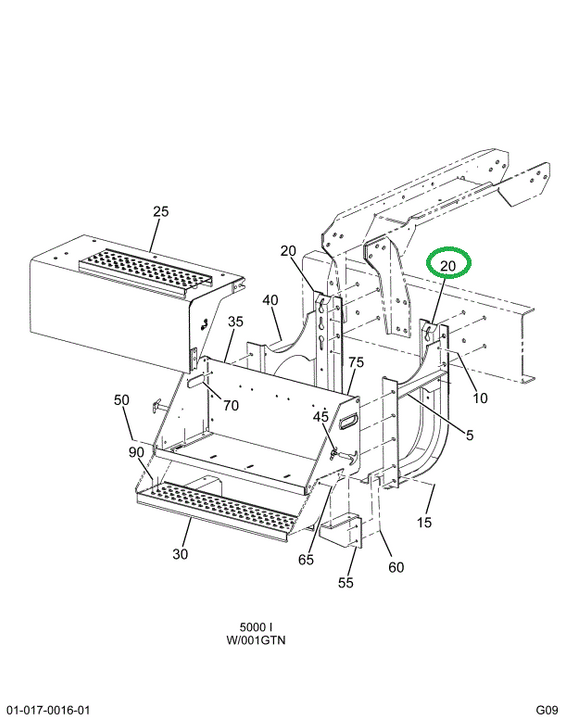 2011119C2 Bracket, Support, Battery Box,