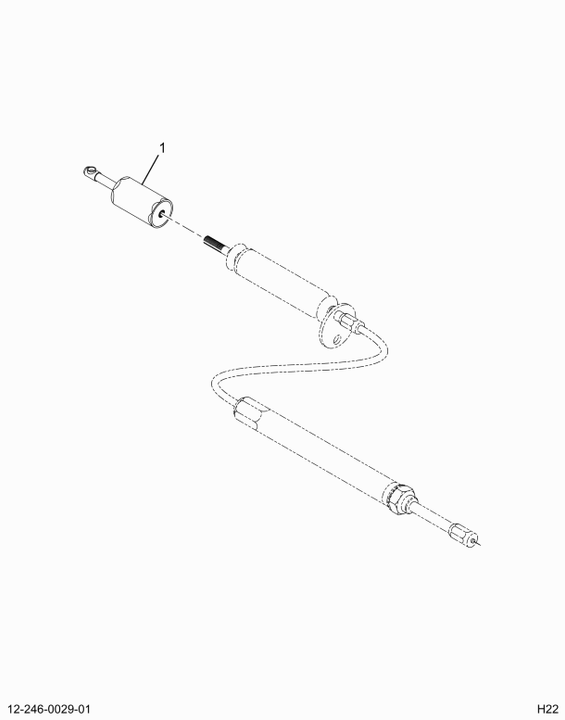 2011467C91 CABLE THROTTLE CONTROL OR ACCE