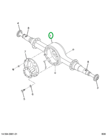 2012065C1 Housing, Axle 4 Spring Rear