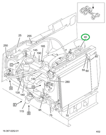 2012600C93 HOSE **ASSY COMPRESSOR TO COND