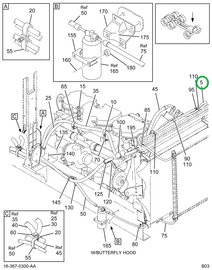 2014876C92 HOSE **ASSY COMPRESSOR TO COND