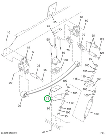 2015314C1 WEDGE,FRT AXLE 4.0 DEG