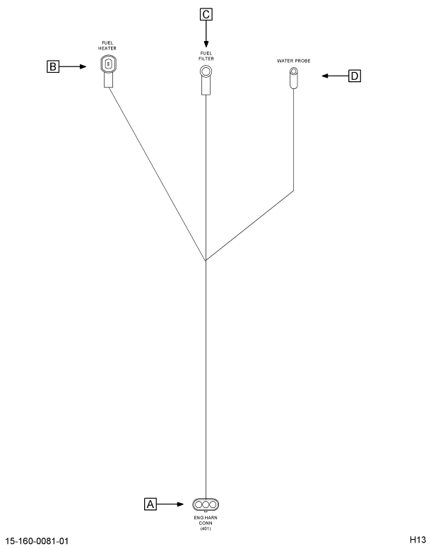 2015419C91 HARNESS,WARNING LIGHT