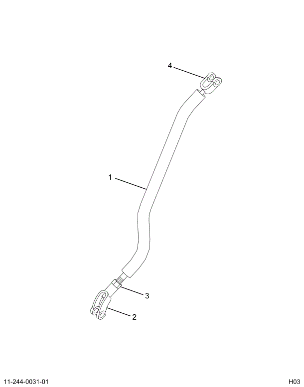 2015562C91 ROD ASSY CLUTCH CONTROL