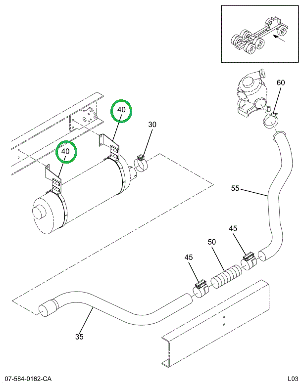 2016014C91 BRACKET,ASM FLEX EXH PIPE SUPT