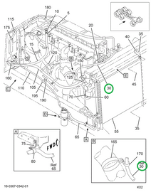 2016546C92 HOSE **ASSY COMPRESSOR TO COND