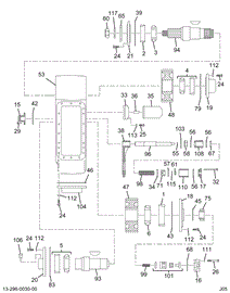 2017309C91 Case, Transfer W/gears 13tjn