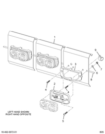 2017608C93 PANEL CAB SKIRT RH ASSY W/LTS