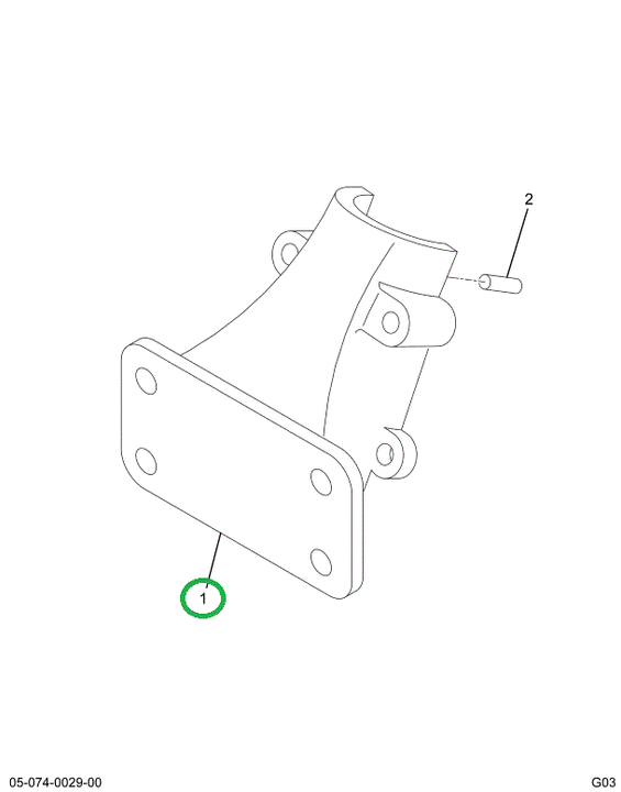 2017902C2 BRACKET STRG COLUMN