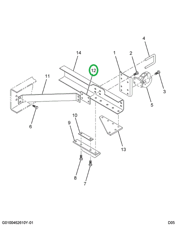 2018728C1 Spacer, Pintle Hook