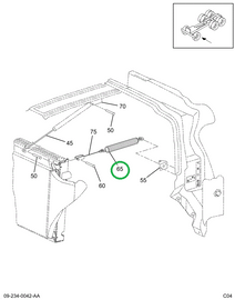2019852C1 SPRING,HOOD CABLE