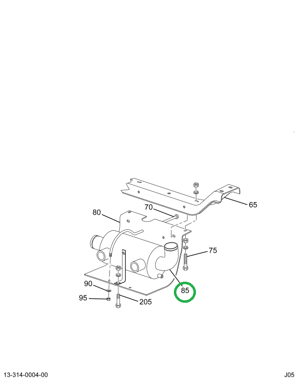 2020467C91 COOLER ASSY  XMSN OIL