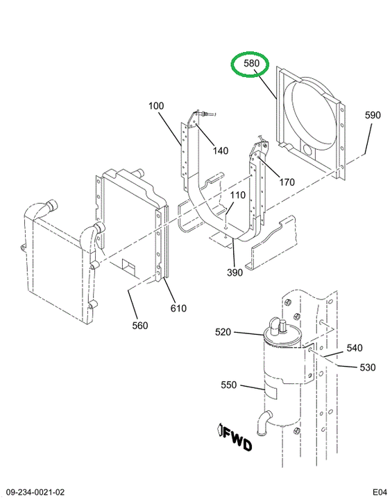 2022690C1 SHROUD,FAN
