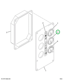 2023368C1 GAUGE OIL PRESS RECVR MET-BLK