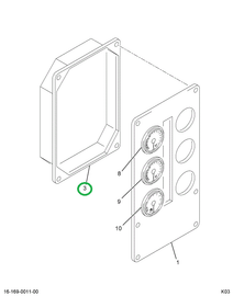 2023429C1 BRACKET AIR PRESS GAUGE MTG.