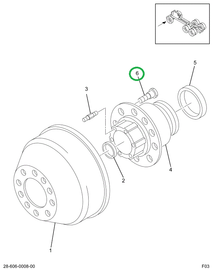2023559C1 BOLT,WHEEL HUB LT THREAD