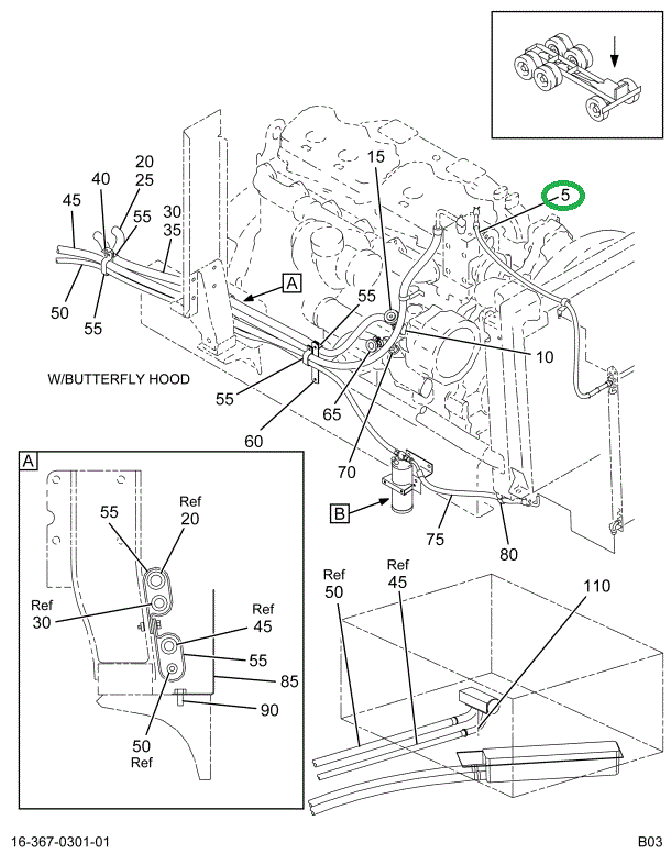 2023625C92 HOSE ASSY COMPR TO COND