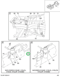 2023626C92 HOSE COND TO RCVR DRYER W/134A