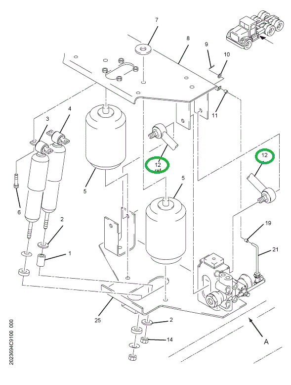 2023686C1 ROD,CAB TRACK BAR