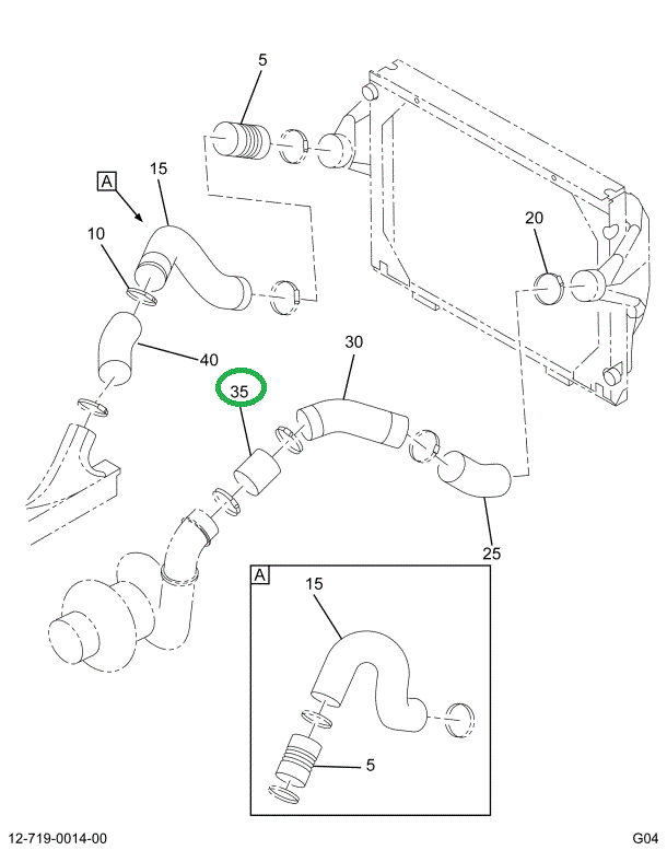 2023732C1 HOSE,TURBO CHARGER BELLOWS