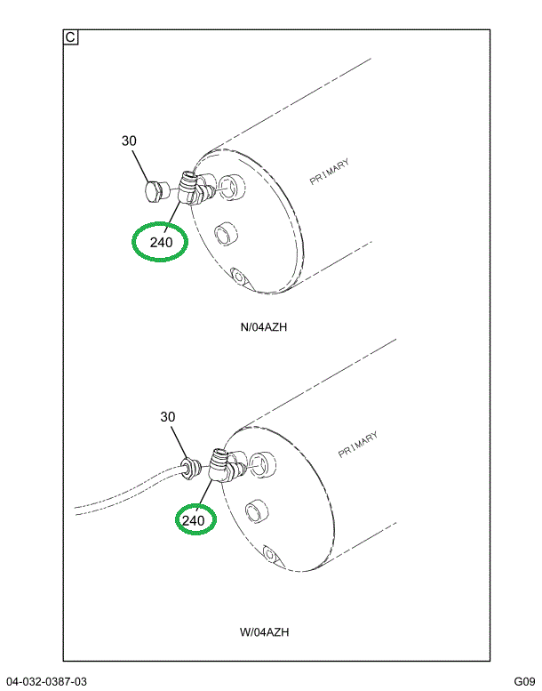 2024444C1 ELBOW,PTC 1/2 X 3/8 STEM