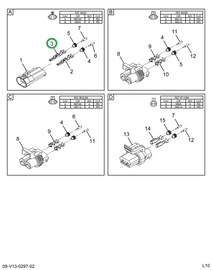 2025421C1 TERMINAL CABLE 480SERIES MALE