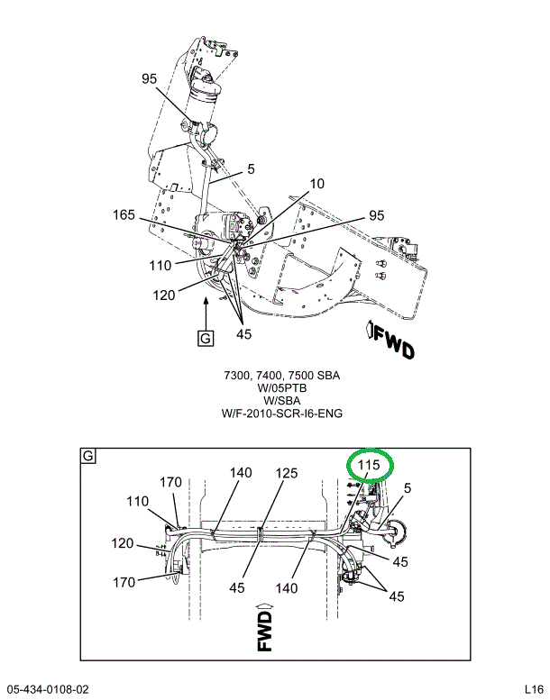 2025641C2 HOSE,POWER STRG COMPLETE W/FIT