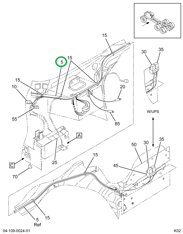 2026962C94 HARNESS INSTR WIRING*ABS OR AT