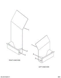 2027134C3 SUPPORT HOOD GUIDE OTR LH