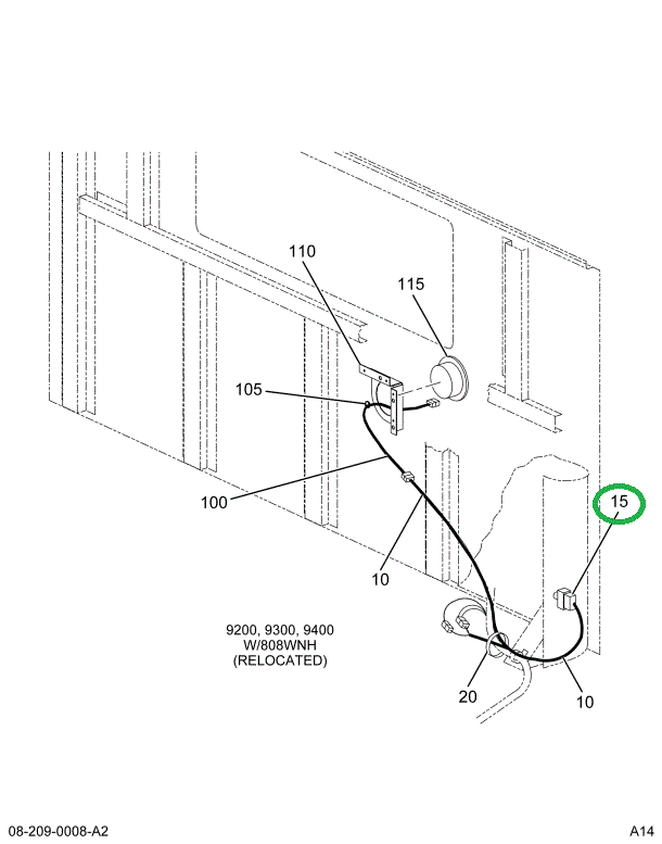 2027484C1 SWITCH LIGHT WORK/5TH WHL