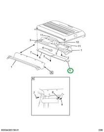 2028660C1 VISOR SUN PEARL GRAY FULL WDTH