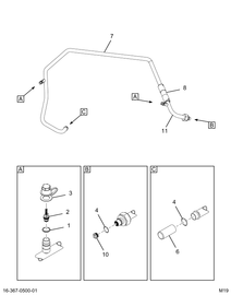 2029585C94 HOSE, A/C , ASSY EVAPORATOR TO