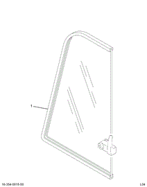 2029715C91 WINDOW VENT RH TNTD W/LK HNDL