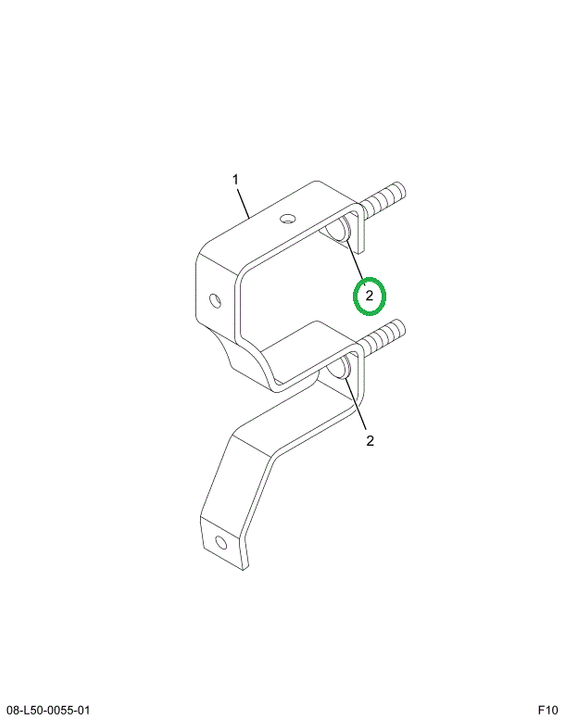 20309R1 Stud, Weld Metric Stud, Weld 1