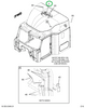 2031032C3 PLATE , DOME LIGHT MTG BUNK