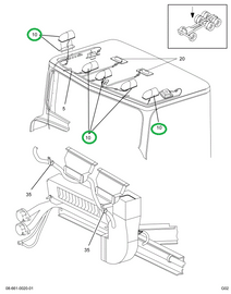 2031374C2 GASKET CLEARANCE LIGHT LENS
