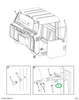 2031828C91 HINGE DOOR CAB RH UPR