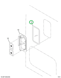 2031964C1 RETAINER GLASS 40.75