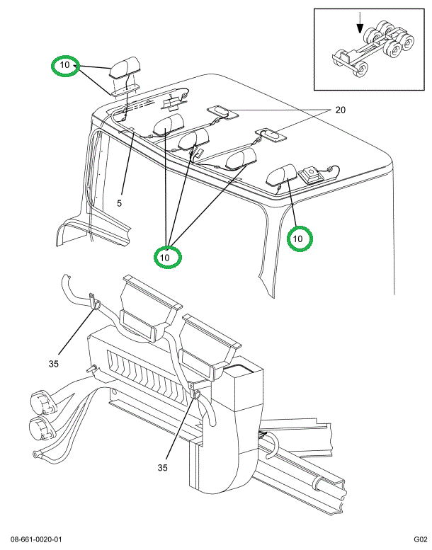 2031971C1 GASKET, CLEARANCE LIGHT