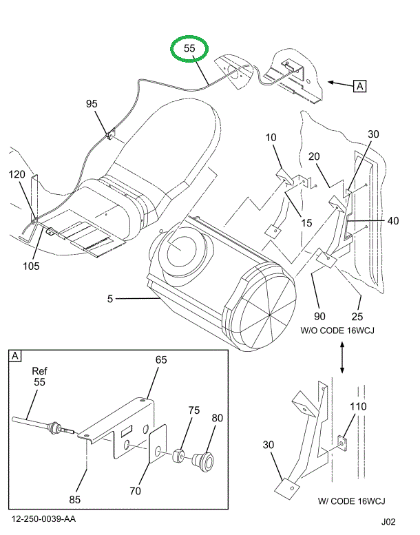 2032255C2 CABLE CARB AIR CONTROL