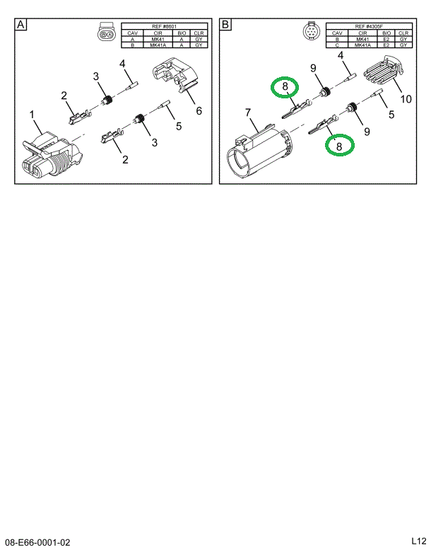 2033911C1 TERMINAL CABLE FOR 16 GA ONLY