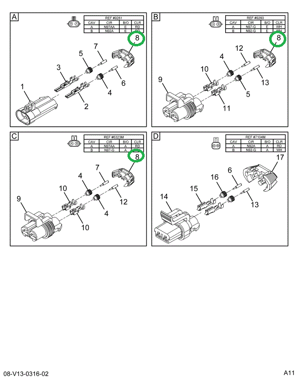 2033927C1 LOCK CONNECTOR BODY METRI PAK