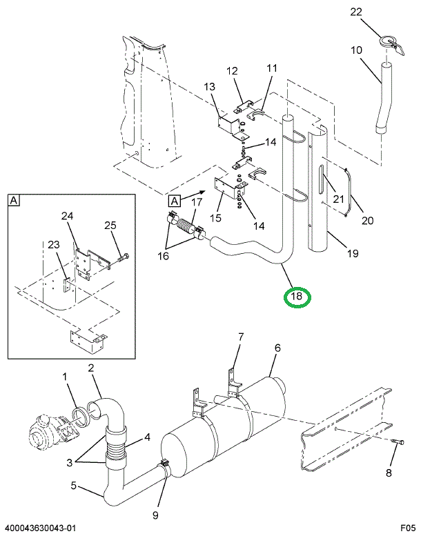 2034574C1 PIPE TAIL VERT