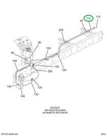 2034822C91 Tube, Oil Steel