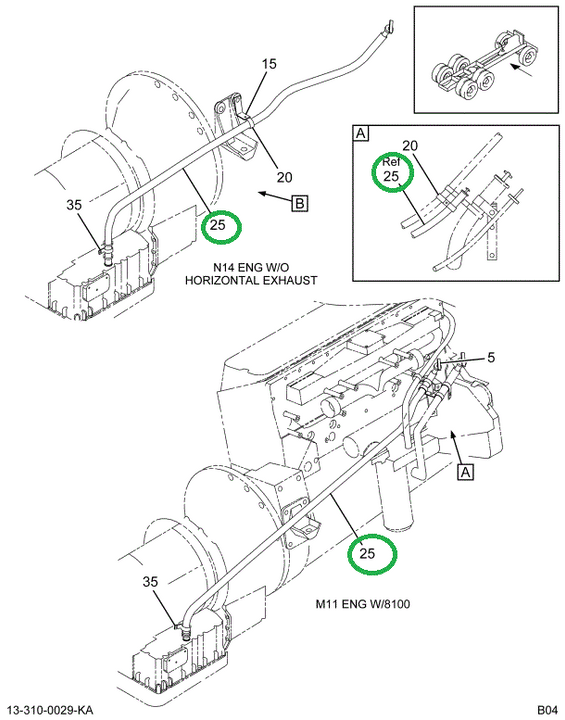 2035116C3 TUBE AUTO TRANS OIL LEVEL GAUG