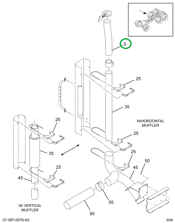 2036015C1 PIPE VERT TAIL-UPPER
